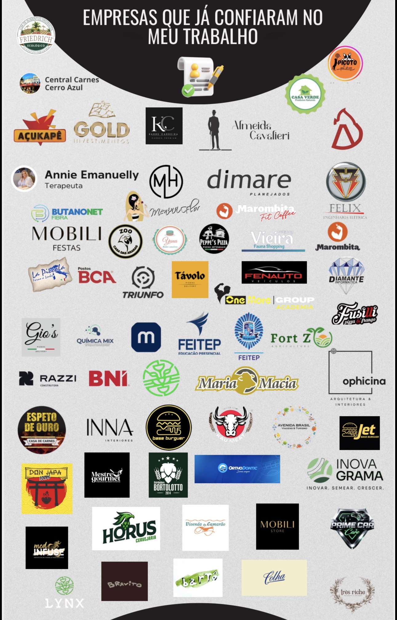 Empresas de diversos segmentos atendidas por André Godoi